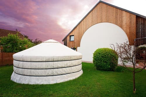 Gite Insolite Haut-Rhin 68 Yourte traditionnelle  mongole en Alsace